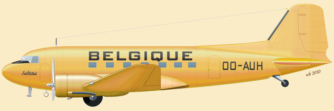 Douglas DC-3 - Sabena